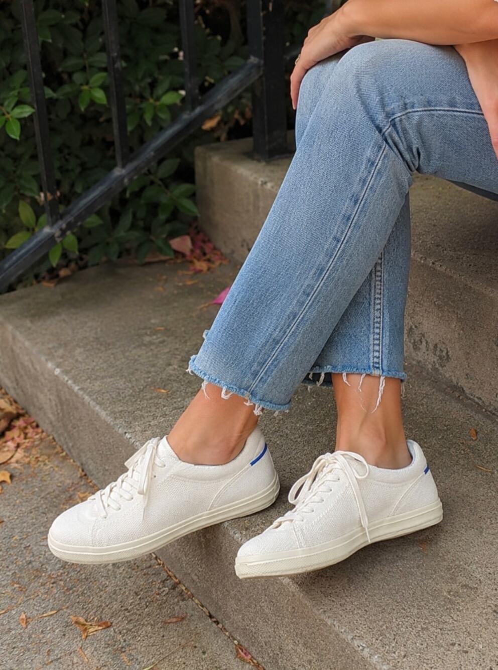 ROTHY'S The RS02 Sneakers in Bone White Size 8.5